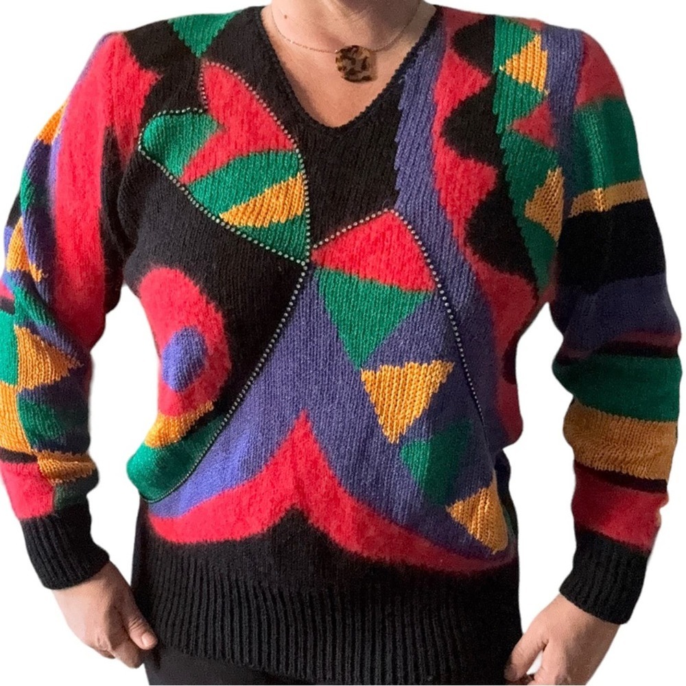 Vintage Wool blend Large Holiday sweater